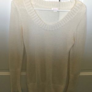 Cream sweater tunic